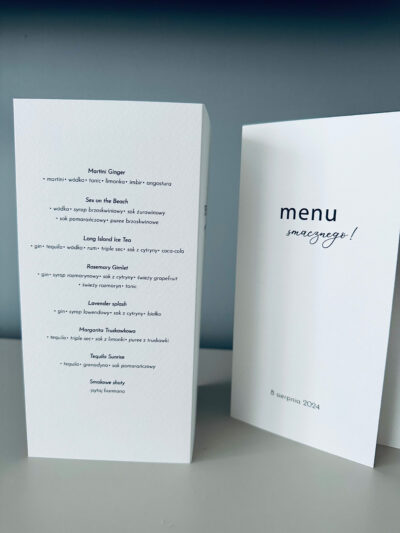 menu delikatne